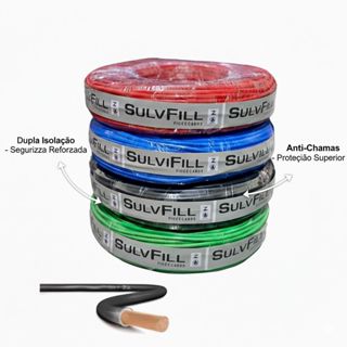 Fio Verde 2,5mm Cabo Flexível Rolo Com 100 Metros Elétrico em Oferta na Shopee