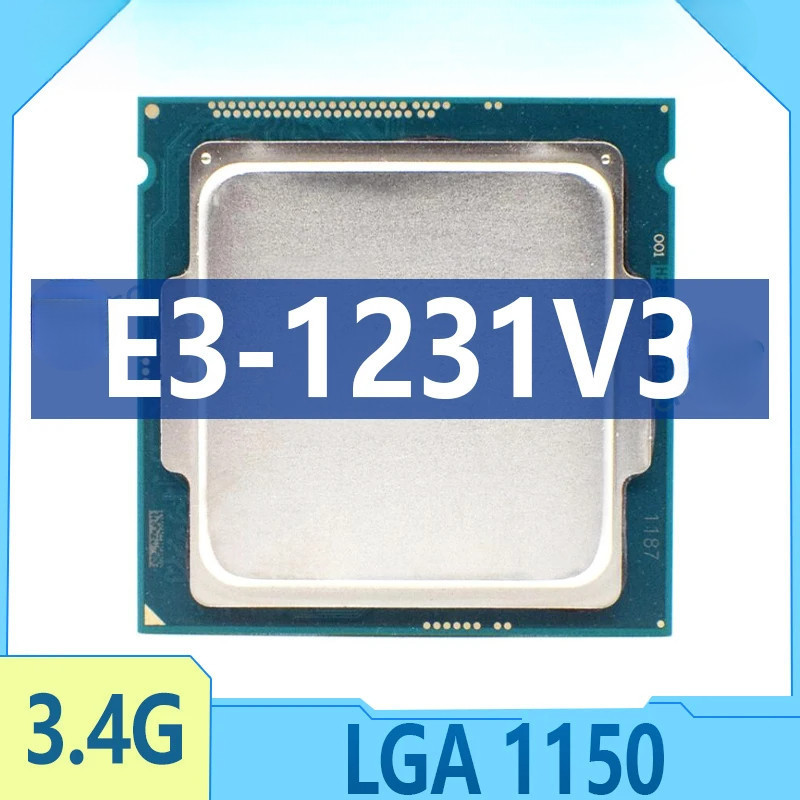Procesador Cpu Xeon  E3-1231v3 E3 1231 v3 3.4 GHz Processador CPU Quad Core 8M 80W LGA 1150