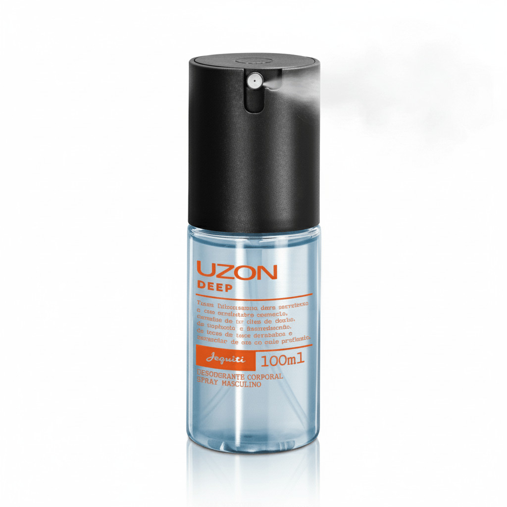 Uzon Deep Desodorante Spray Masculino 100ml Amadeirado Oriental