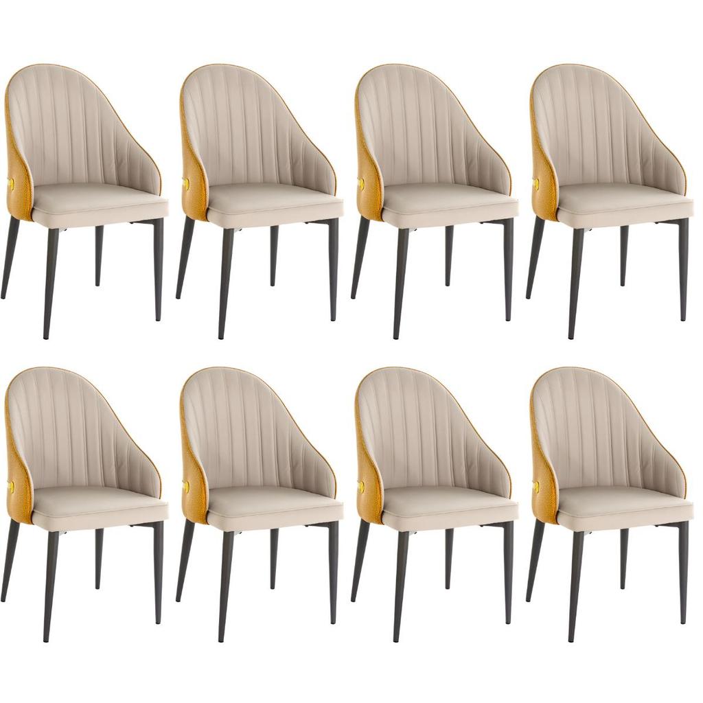 Kit 8 Cadeiras de Jantar Estofada Design La Martina em Oferta na Shopee