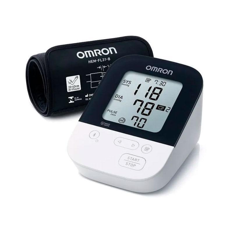 Monitor de Pressão Arterial de Braço Omron Progress HEM-7156T em Oferta na Shopee