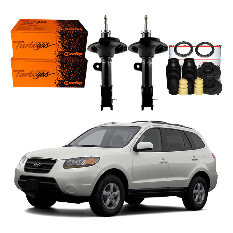 Kit Amortecedor Dianteiro Cofap Santa Fe 2.7 2007 A 2009