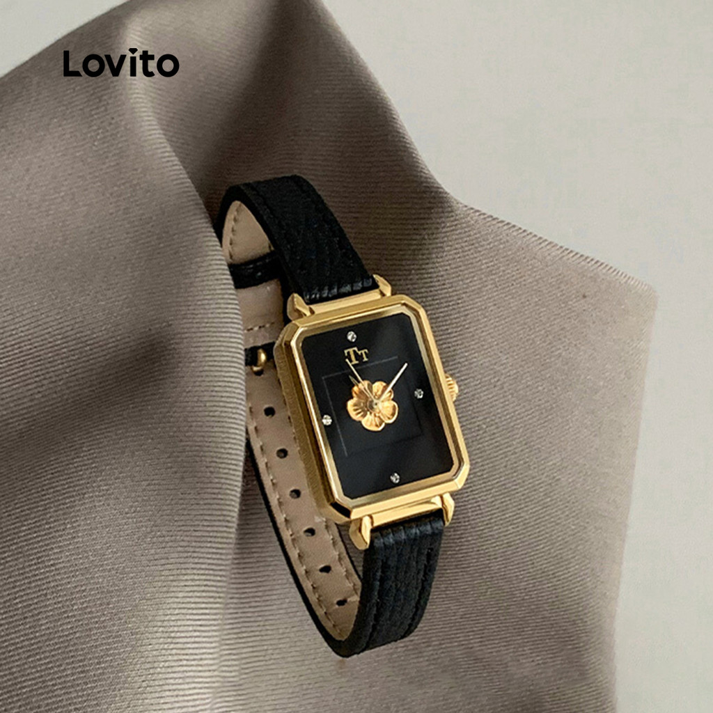 Lovito Relógio de Quartzo de Metal elegante LFA102143 em Oferta na Shopee