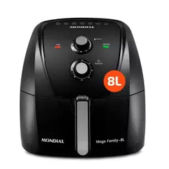 Fritadeira Sem óleo Air Fryer 8l Preto 127v