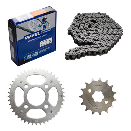 Kit Relaçao Honda Cg 160 Fan Titan Start Cargo Todas Riffel Cinza-escuro em Oferta na Shopee