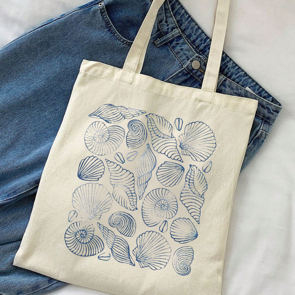 Bolsa Ecológica Ecobag  "CONCHA" - 100% algodão em Oferta na Shopee