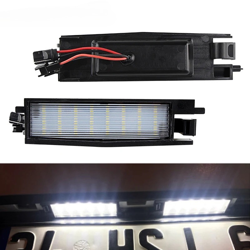 2 Pçs LED Número Da Placa De Licença Para Toyota Rav4 MK3/Aygo Yaris Corolla Scion iM Hatchback Auris Avalon Vanguard Ca
