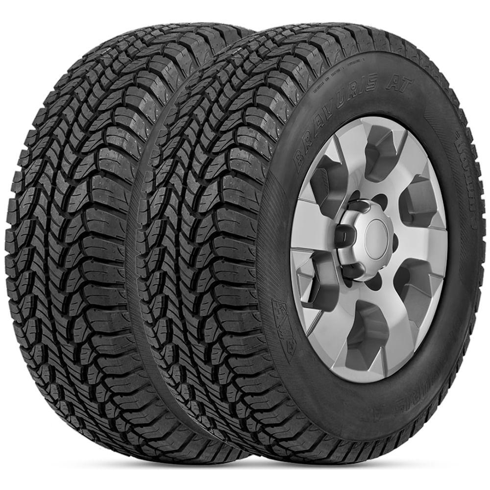Kit 2 Pneu Aro 16 265/70R16 Continental Bravuris AT 112T em Oferta na Shopee