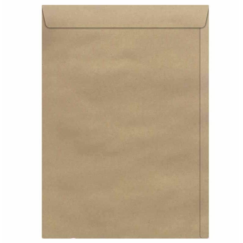 Envelope Kraft Documento Papel Natural 240x340mm 80G 250UN