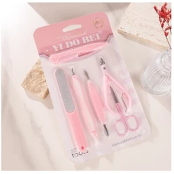 Kit Manicure e Pedicure 6 Peças Profissional – Alicate, Tesoura e Lixa