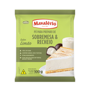 Pó para Preparo de Sobremesa Limão 100g Mavalério em Oferta na Shopee