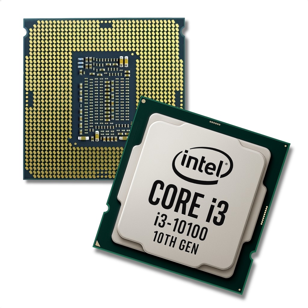 Processador Intel Core i3 10100 3.6GHz 4.3GHz Turbo Cache 6MB Quad Core 8 Threads LGA 1200