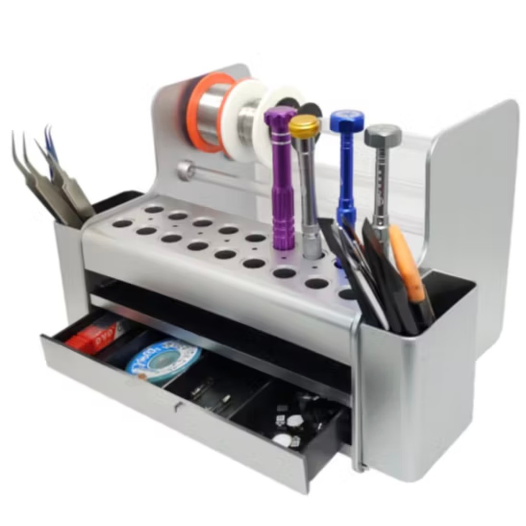 Organizador De Bancada Ferramentas Manutenção Celulares Assistência técnica em Oferta na Shopee