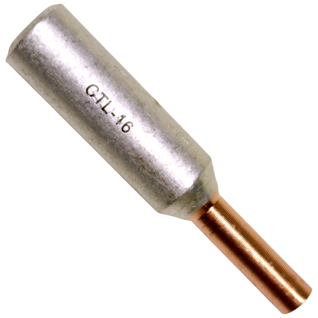 Terminal Pino Bimetálico de Compressão para Cabo de Alumínio de 16mm