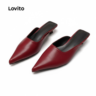 Lovito Mary Janes Elegantes Estilo Minimalista Francês Preguiçoso para Todas As estações LFA87008 em Oferta na Shopee