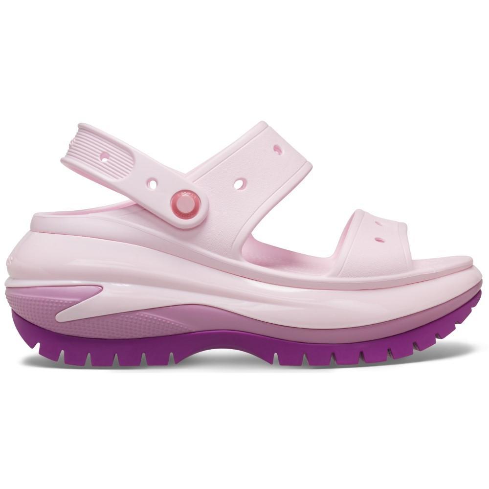 Sandália crocs classic mega crush plataform sandal hydrangea