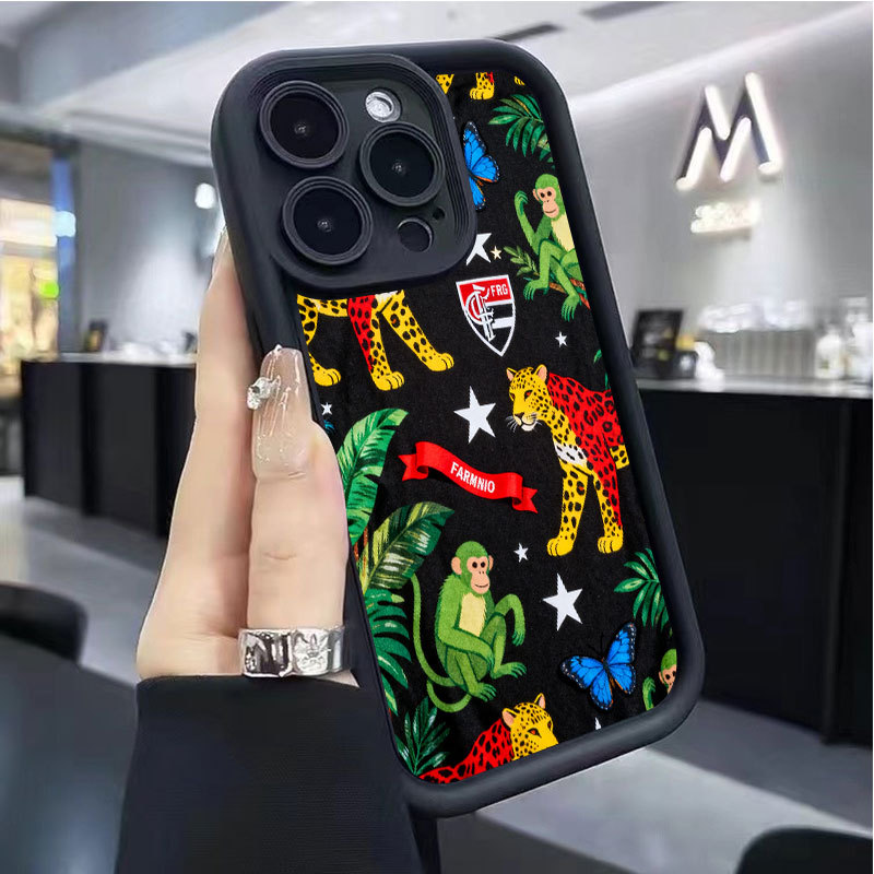 Flamenco Marca Na Moda Capinha Capa Para Samsung Galaxy A06 A07 A05S A12 A13 A14 A15 A16 A17 A23 A32 A34 A36 4G Silicone