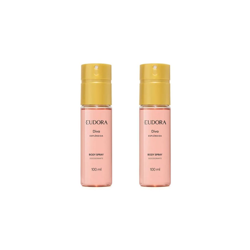 Kit com 2 Body´s Splash Diva Esplêndida 100ml