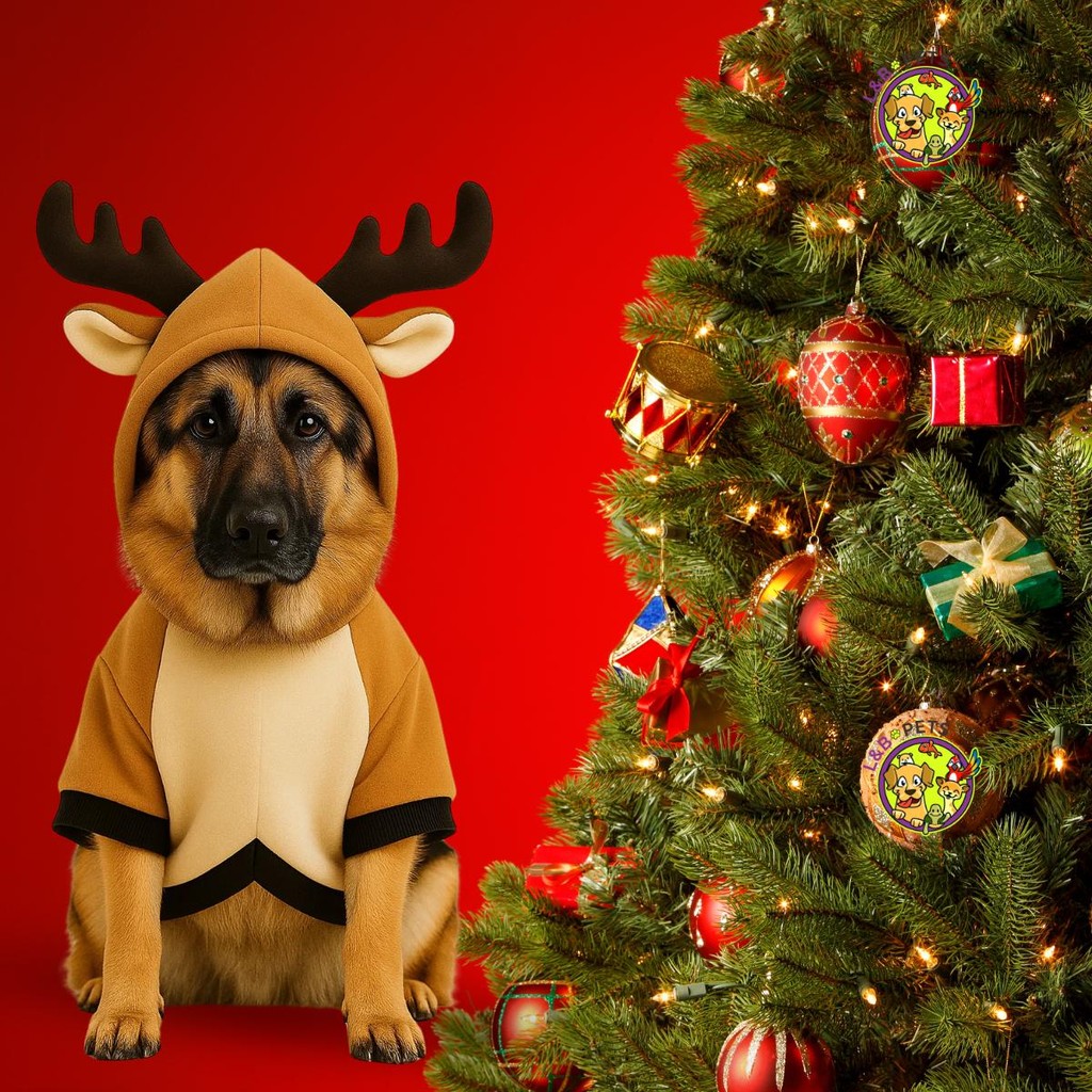 ROUPINHA PET PARA CACHORROS FANTASIA PERSONAGEM RENA RUDOLPH SVEN NATAL