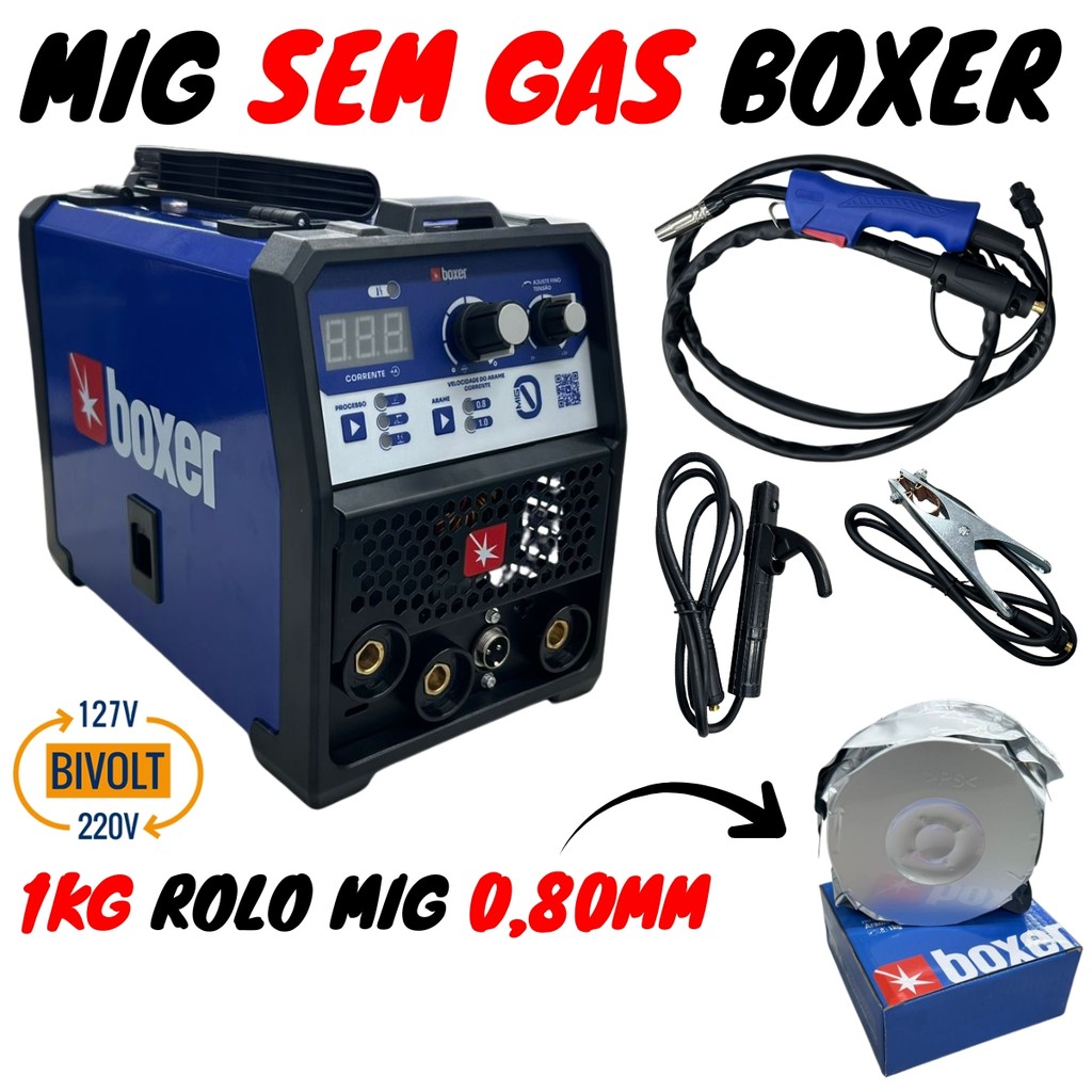 Máquina de Solda Mig sem Gás Boxer: Onde Comprar | BuscaProdutos
