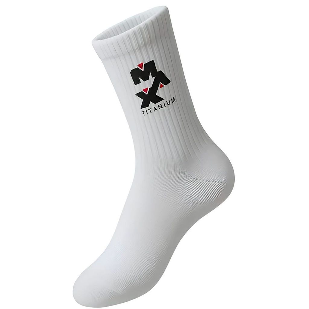 Meia Max - Tamanho Único Branca - Max Titanium em Oferta na Shopee