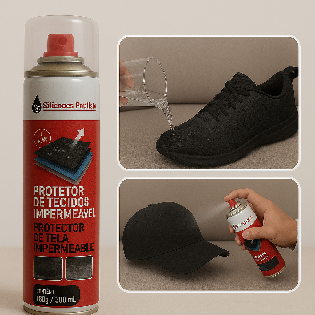 Impermeabilizante Spray Tecido Sofá Tênis Roupa 300ml em Oferta na Shopee