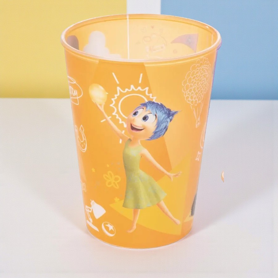 Copo de Plástico Personagens Pixar - Amarelo - 320ml - 1 unidade - Disney Original - Rizzo