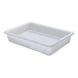 KIT 04 Bandejas Plástica Retangular 12L Multiuso Branca 53Cm em Oferta na Shopee