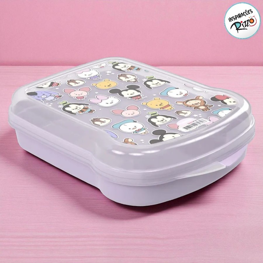Sanduicheira/Porta Frios Lilás - Yululun - 15cm - 1 unidade - Disney Original - Rizzo