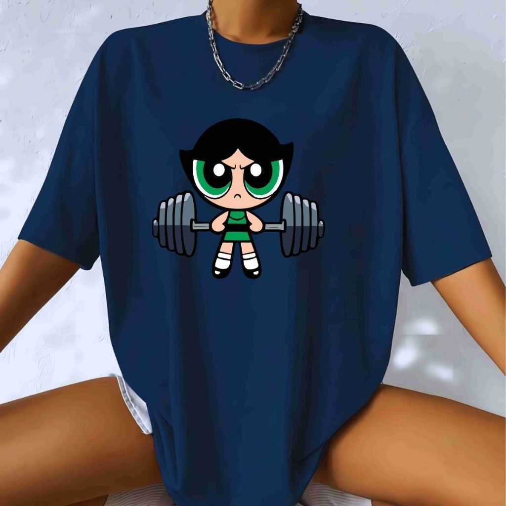 Camisa Feminina Camiseta Academia Barra Fitness Super Poderosa Blusa Lançamento Confortável