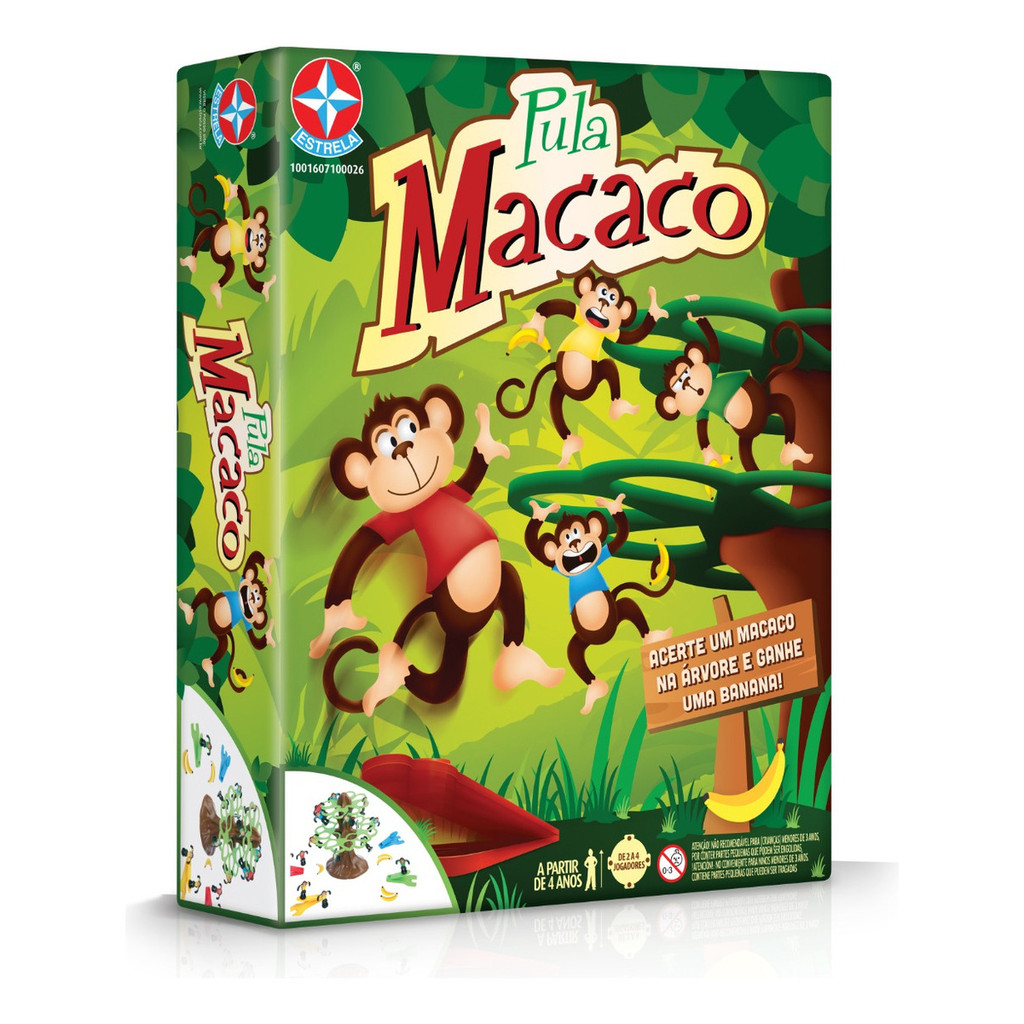 Jogo Pula Macaco Entretenimento E Diversão Estrela Português