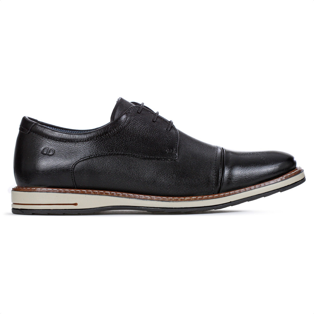 Sapato Democrata Metropolitan Oliver  Preto - Masculino em Oferta na Shopee