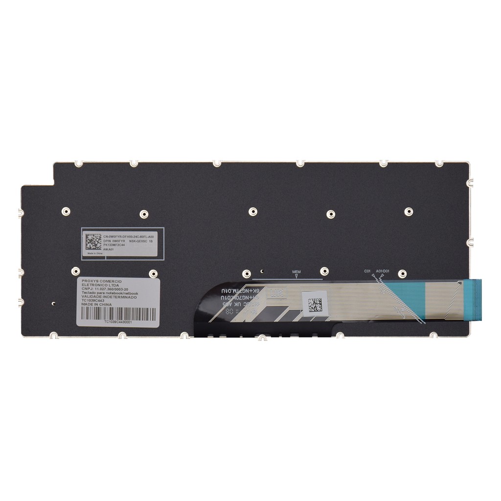 Detalhes do Teclado para Notebook Dell Vostro 5402 | Sem Iluminação