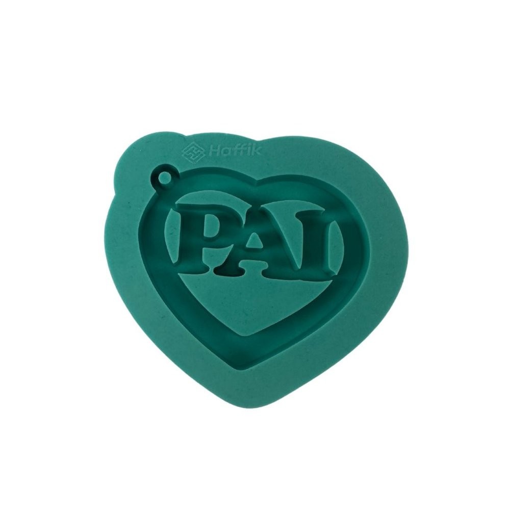 Molde Para Resina Chaveiro Pai No Coração em Oferta na Shopee