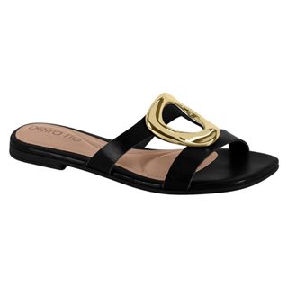 Sandalia Feminina Rasteira Casual Conforto Brilho Beira Rio Original em Oferta na Shopee
