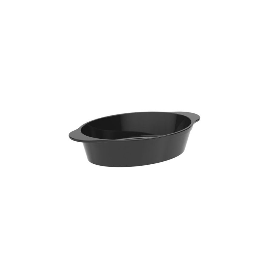 Travessa Oval Uno 550ml Preta