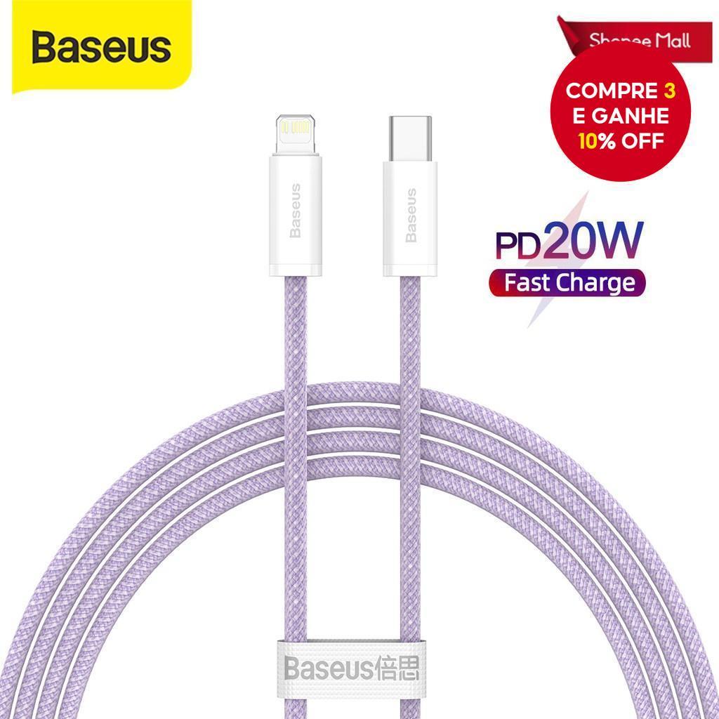 Baseus PD 20W USB-C Para Tipo Cabo De Carregamento Rápido Adequado Transmissão De Dados De 480 Mbps