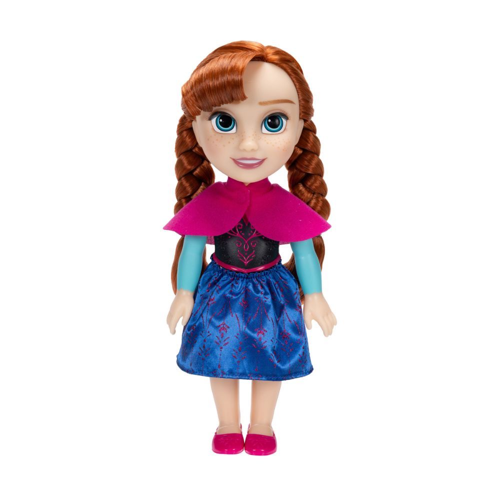 Boneca Princesa Disney Anna 33cm Articulada Trança Multikids