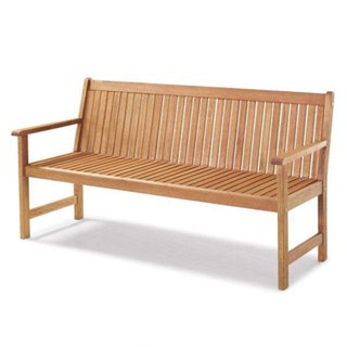 Banco Madeira Maciça 3 Lugares com Encosto 153cm Primavera  Stain Jatobá em Oferta na Shopee