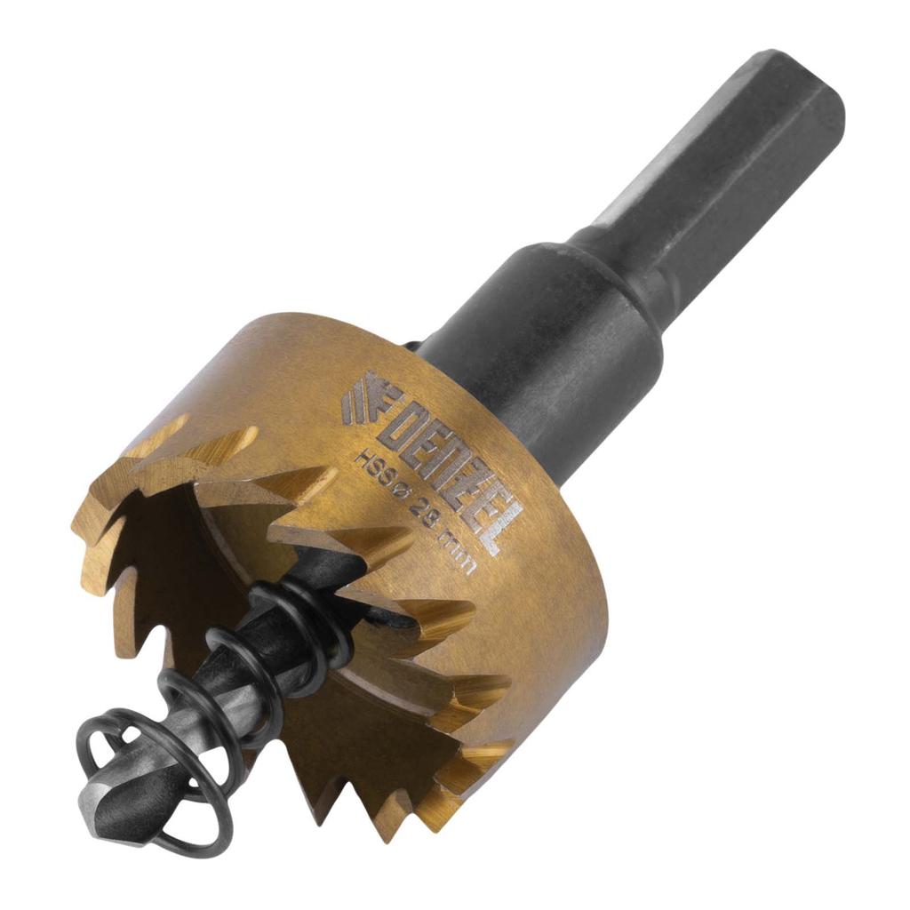 SERRA COPO, PARA METAL, REVESTIMENTO DE NITRETO DE TITANIO, 28MM, 1PC // DENZEL em Oferta na Shopee