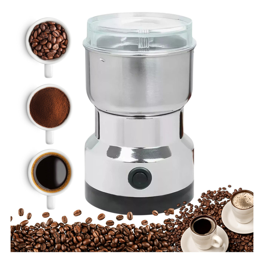 Imagem Moedor Café Triturador Elétrico De Grãos Sementes Ervas