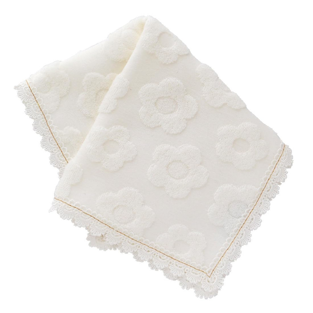 【MARY QUANT】 Lenço de renda de malha (ivory) Marie Quant/Marikua feminino aproximadamente 28cm 000508-0001-02