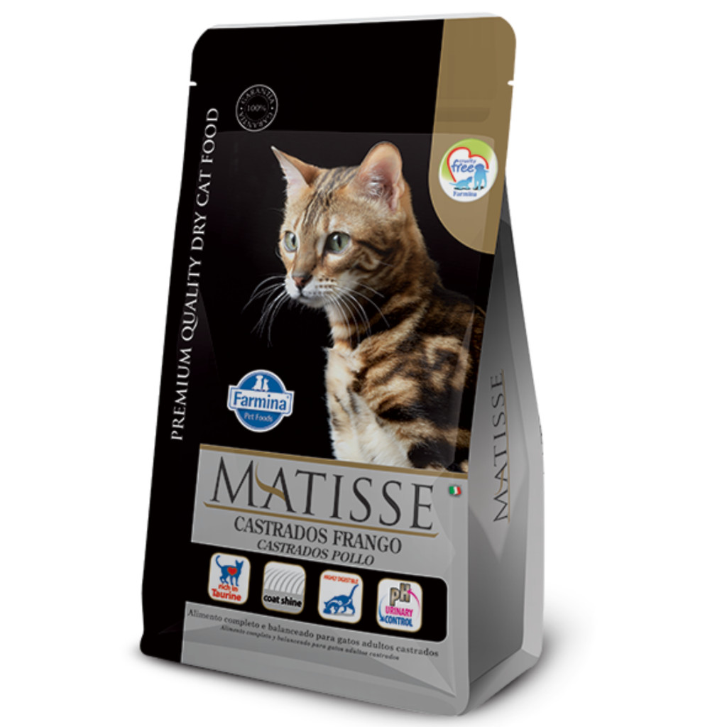 Ração Matisse para Gatos Castrados Sabor Frango 2kg em Oferta na Shopee
