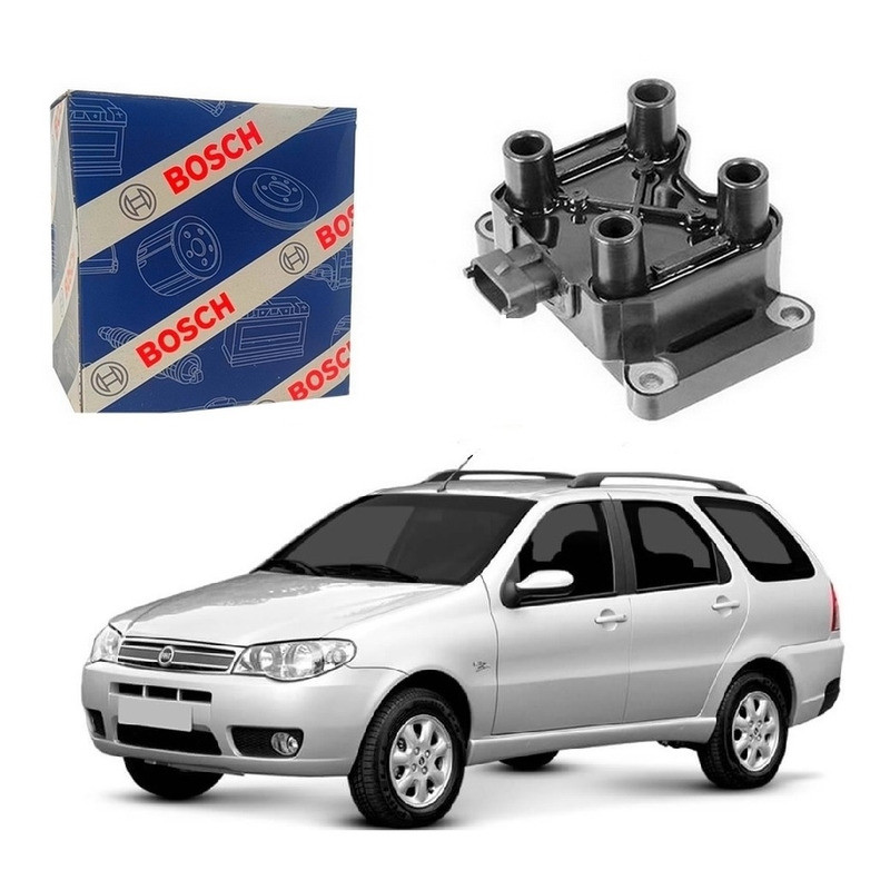Bobina De Ignição Bosch Palio Weekend 1.4 2006 A 2011 em Oferta na Shopee