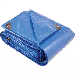Lona Reforçada De Polietileno Azul 6 m x 6 m Vonder Plus