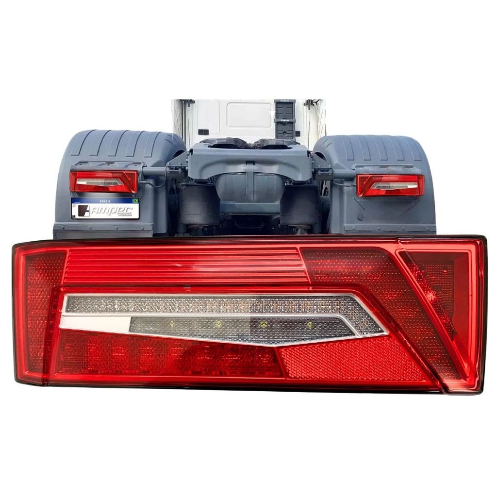 Lanterna Traseira LED Para Scania NTG Após 2022 Com Vigia Lado Esquerdo