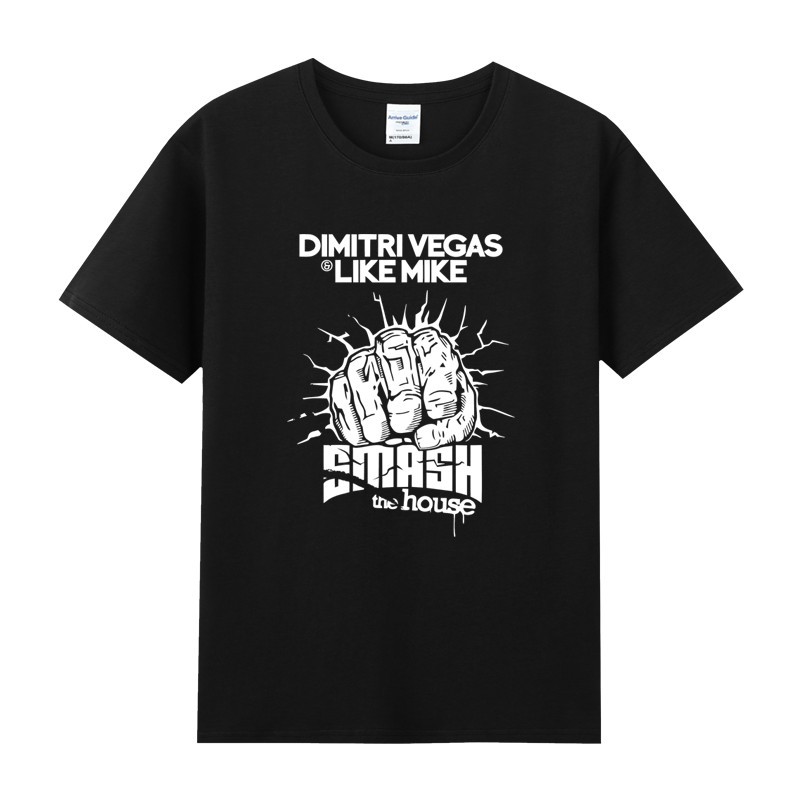 Music Soul Camiseta Unissex Dimitri Vegas Like Mike EDM DJ Belgas Estilosa Confortável Moderna Moda Verão
