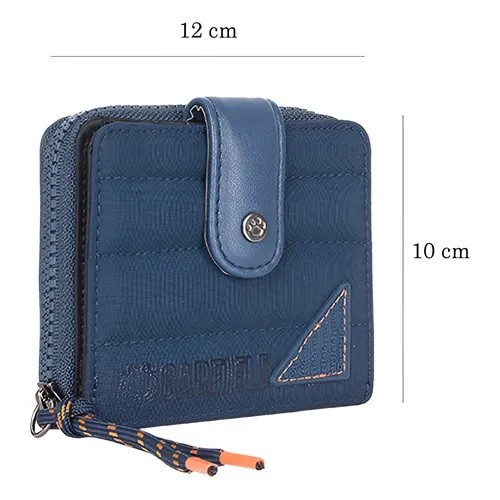 Carteira Garfield Tactel Nylon Pequena Azul Gf2891 Cor Azul-marinho em Oferta na Shopee