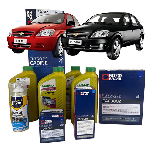 Troca De Óleo Celta/prisma 15w40 Lubrax em Oferta na Shopee