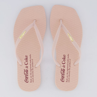 Chinelo Coca Cola Square Identify Feminino Rosé em Oferta na Shopee
